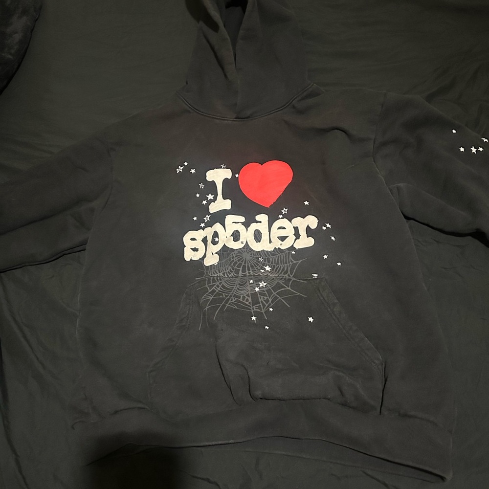 Black spider hoodie
